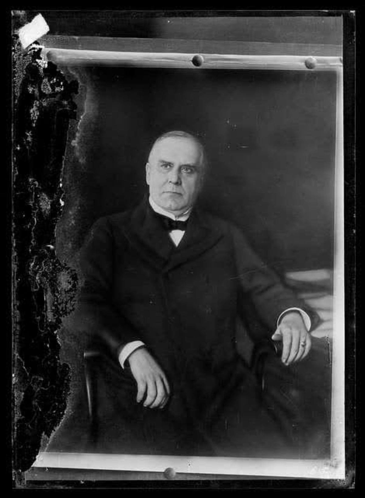 Studio portrait of William McKinley.